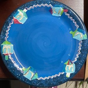 2 dreidel 11” plates